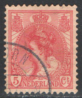 Netherlands Scott 65 Used